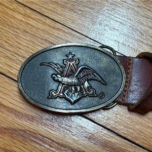 Leather Belt and Buckle